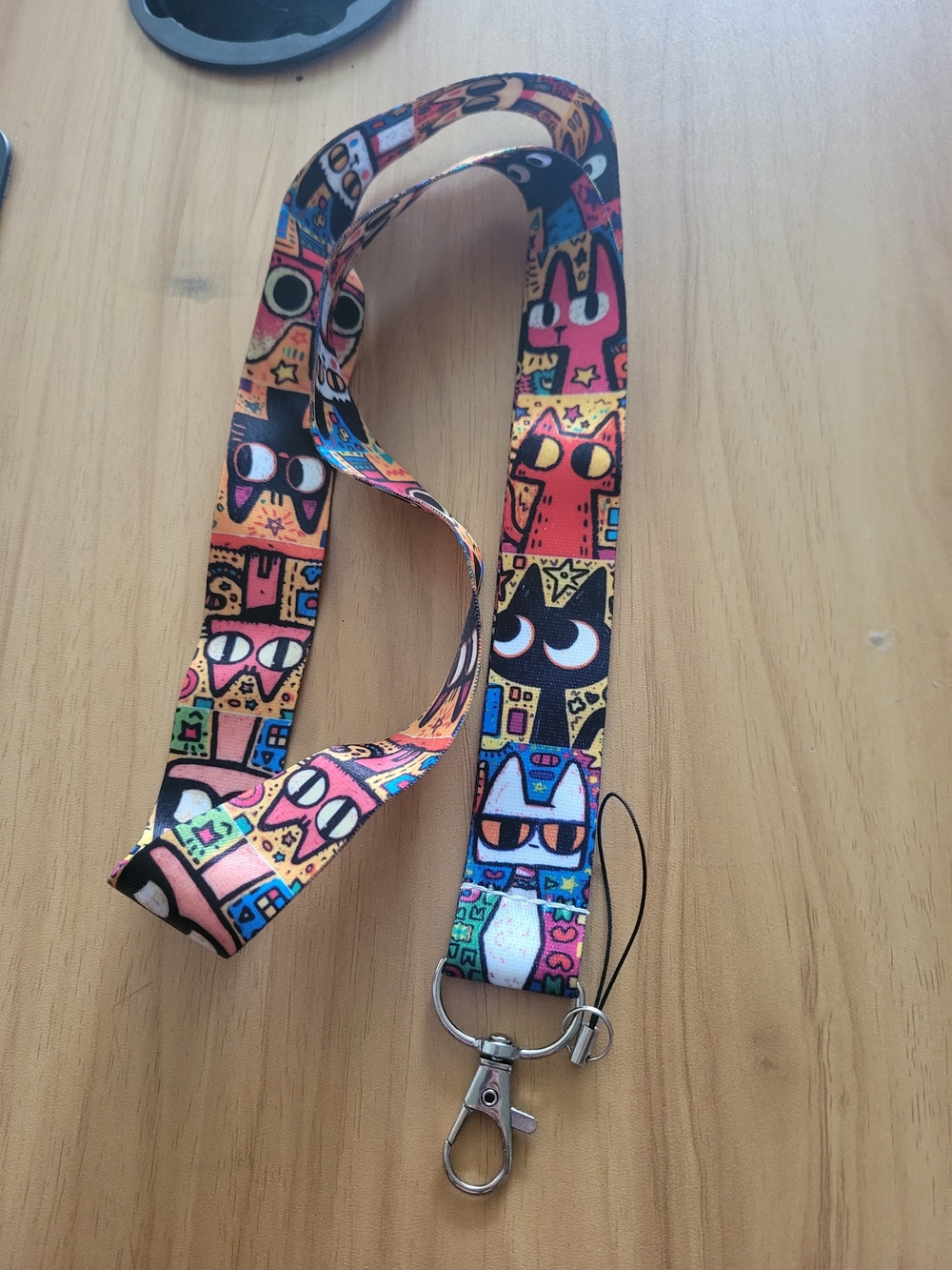 ๐NEW๐Colorful Cat Pattern Phone Lanyard - Multi-Color - Picture 2 of 3
